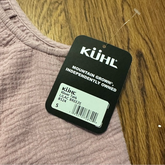 Kuhl Women's Mauve Tank Top Button Klover Tank Lilac Breeze Small NWT sleeveless - Picture 5 of 9